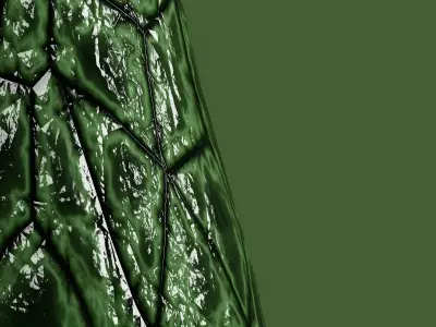 Green Vase Low-poly 3D model