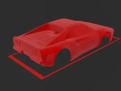 FERRARI 288 GTO BODY SHELL MINI-Z COMPATIBLE READY 3D print model