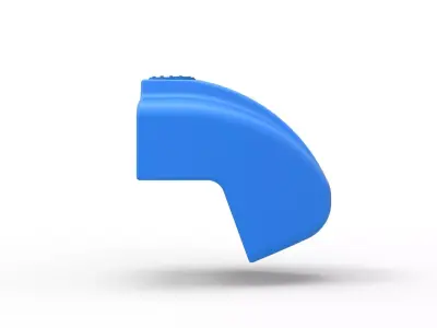 Tail tank of 600 Micro sprint car Scale 1 to 25 3D print model