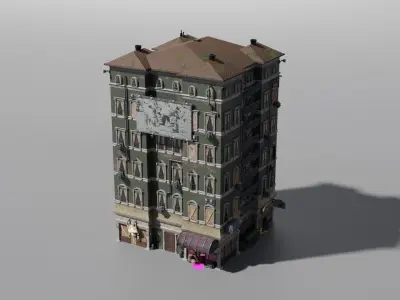 Building Type 1  3D model