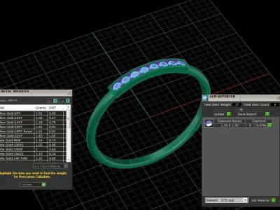 Jewelry Ring 3D print model 3