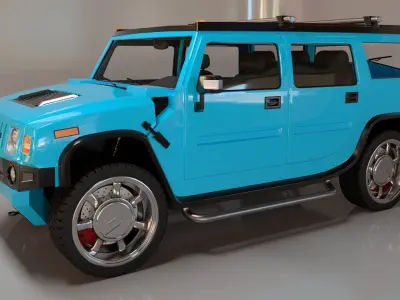 Hummer H2 3D Model 3D model