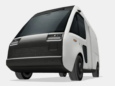Arrival Van 2024 Low-poly 3D model
