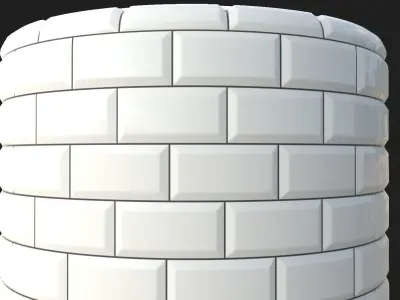 Tile PBR material Texture