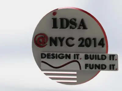 IDSA pin Free 3D model