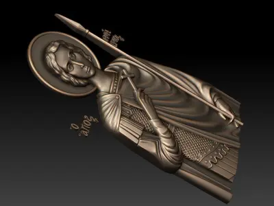 Demetrius of Thessaloniki 3D model