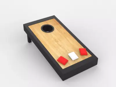  Cornhole Game 3D model