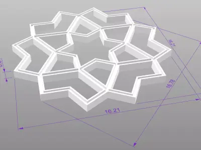 motif 3D print model 3D print model