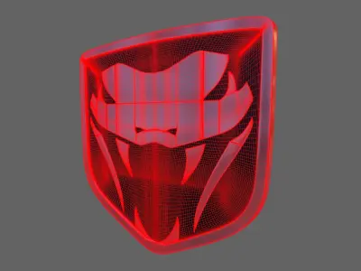 Dodge Viper Fangs 3D model