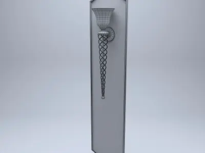 classical wall lamp 3d model 3D model