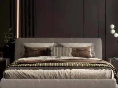 Bedroom interior 04 3D model