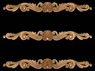  Decorative Ornaments - 04 3D model