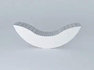 Banana rocking chair 3D model