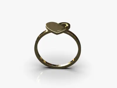 Heart ring Free 3D print model buy