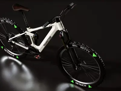 Bicycle Low-poly 3D model by mrakhshani1370