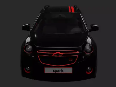 chevrolet saprk 3d models 3D model