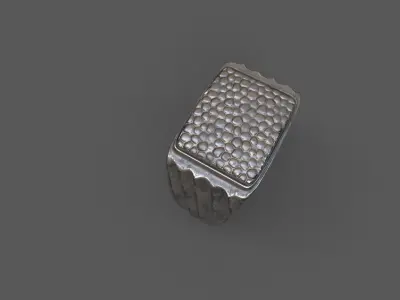High-Quality 3D Ring Model Low-poly 3D model 22