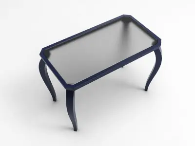 Metal Rectangular Table  3D print model