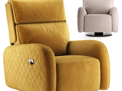 Blanche armchair Corso 3D model