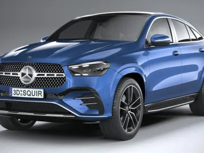Mercedes-Benz GLE AMG-Line Coupe 2024 3D model