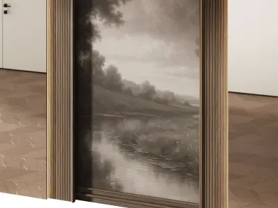  Decorative V92 Wall Panels 3D model