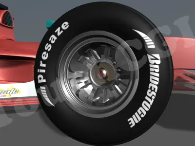 Formula1Car racing car 3D model