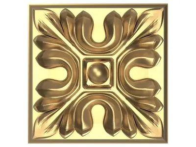  decorative pattern ready for 3D printing 3D model