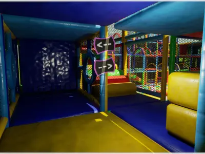 Childrens Play Park Modular - Unreal Engine 5  Low-poly 3D model