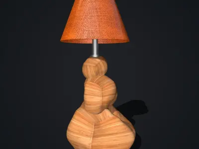 Modern Table Lamp 3D model