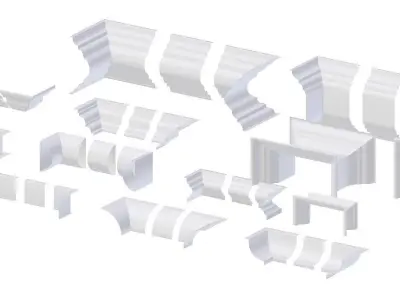 Architectural Moulding Collection VOL 1 3D model