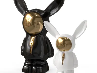 Space Bunny 3D model