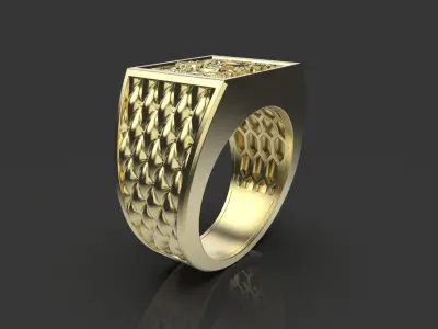 Mens  Ring 3D print model