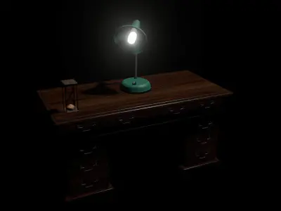 Table Lamp Free 3D model 3