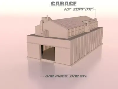 GARAGE for 3Dprint 3D print model