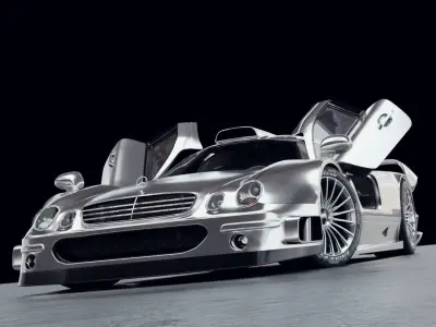 Mercedes CLK GTR 3D model