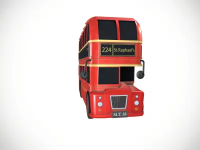 Double Decker Bus  3D model
