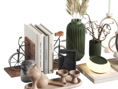 Decorative set 13 3D model purchase