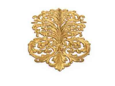 Classic decor ornament carved 44  3D model