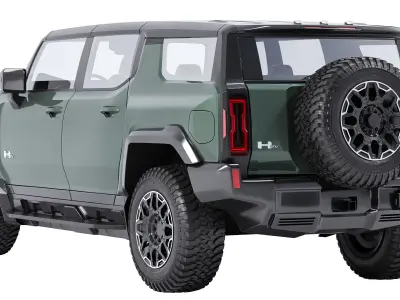 GMC Hummer EV Suv 2023 3D model