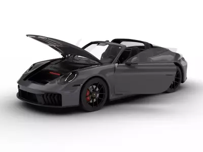 Porsche 911 Carrera Targa 4 GTS 2025 HQ 3d model 3D model