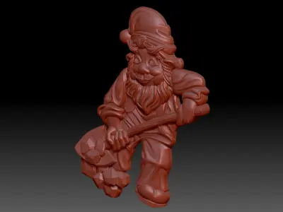Gnome 3D print model