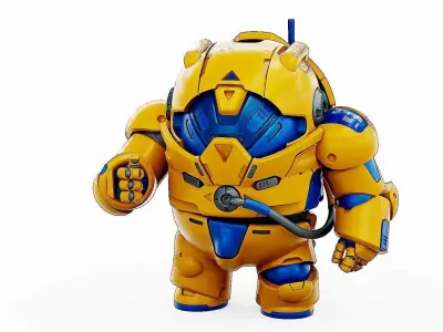 AMONG US CHARACTER-G  Rigged for Unreal Engine - Unity - MIXAMO  3D model