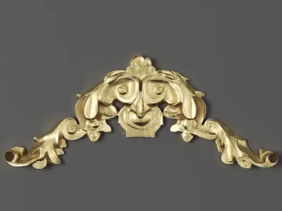 Trim Ornament 19 Low-poly 3D model