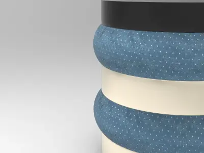 Cova Side Table Low-poly 3D model