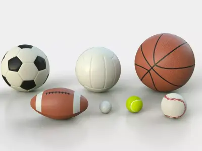 Balls Pack 3D model