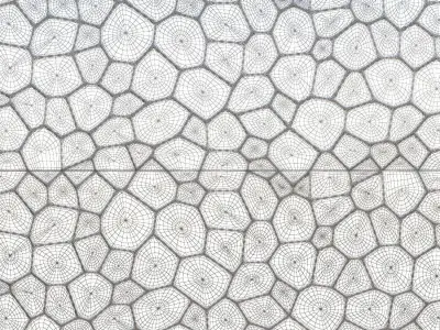 Bathroom tile Baldocer PRISMA NITRA 3D model