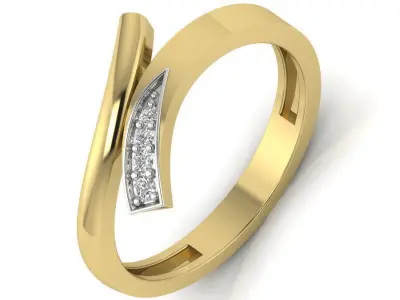 Women ring 3dm Render details 3D print model