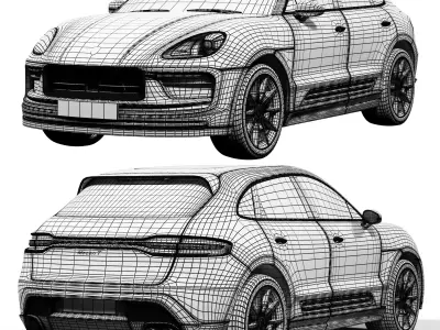 Porsche Macan T 3D model