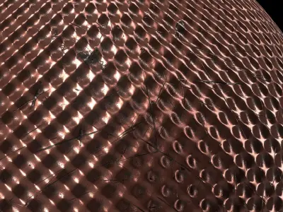 Metal Materials 42- Metal panels By Paint By Sbsar Texture