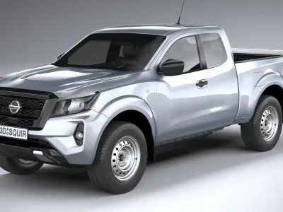 Nissan Navara RegularCab 2021 3D model